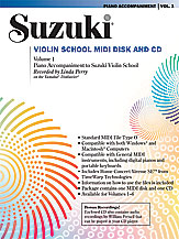 SUZUKI VIOLIN SCHOOL #1 MIDI/CD ACC cover
